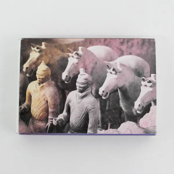 Vintage Chinese Xi'an Terra Cotta Warriors Army Asian Deck of Playing Cards