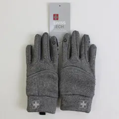 NWT Swiss Tech Kids L/XL Blk/Gray Performance Gloves