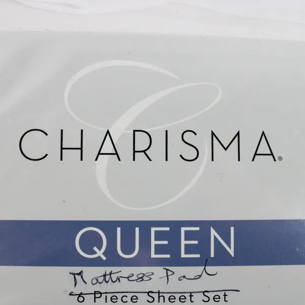 Charisma Queen Size Mattress Pad, Polyester, #45025 