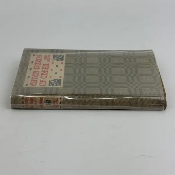 1909 Catch Words of Cheer New Series Sara Hubbard Antique Book