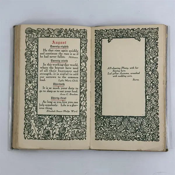 1909 Catch Words of Cheer New Series Sara Hubbard Antique Book