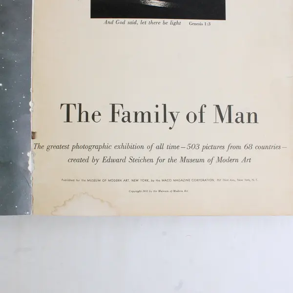 Vintage The Family of Man A Photographic Exhibition Around the World 1955 PB