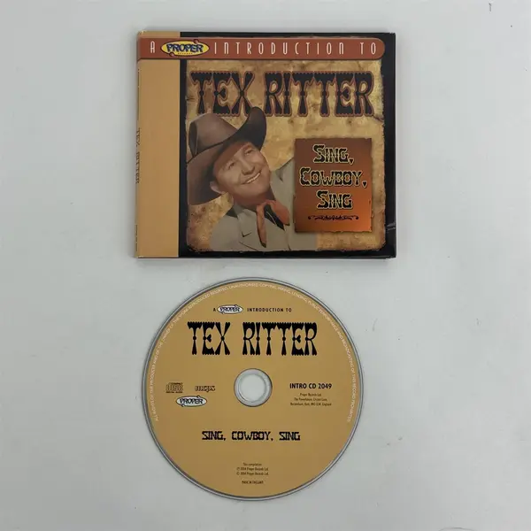Sing Cowboy Sing by Tex Ritter CD, 2004