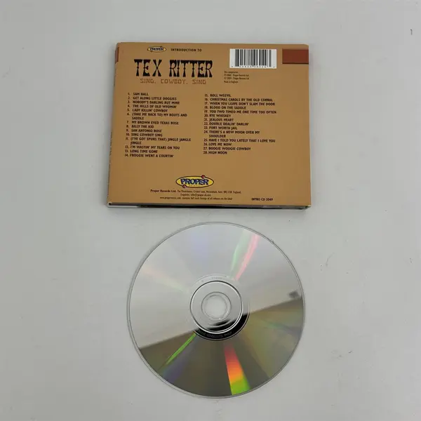 Sing Cowboy Sing by Tex Ritter CD, 2004