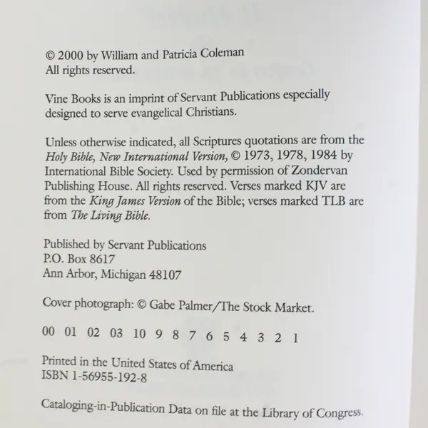 Dear God, It Hurts For Those Who Grieve William & Patricia Coleman 2000 PB