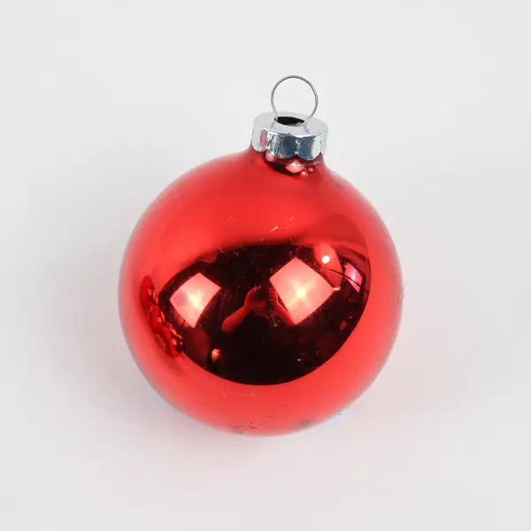 Lot of 10 Red Christmas Ball Hanging Ornaments
