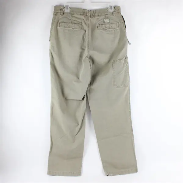 Columbia Men's 32x32 Beige Chino Hiking/Fishing Zipper Pocket Outdoor Pants