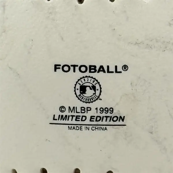 1999 MLB World Series Embossed Baseball Ball Limited Edition by Fotoball