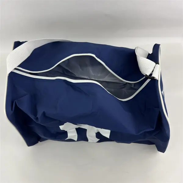 Rare 1999 NY Yankees World Champions Navy Blue Duffel Bag +Scott Brosius Card