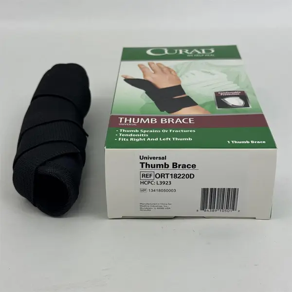 Curad Universal Thumb Brace 18220D Fits Right and Left Thumb