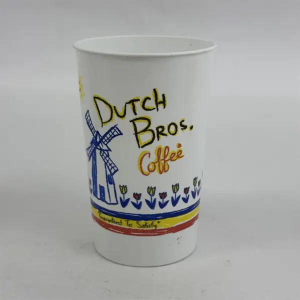 Lot of 3 Dixie Collectibles Dutch Bros Coffee Plastic Kid's Cups