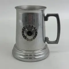 Vintage University of Denver Pewter Stein Mug Clear Bottom Embossed Richard