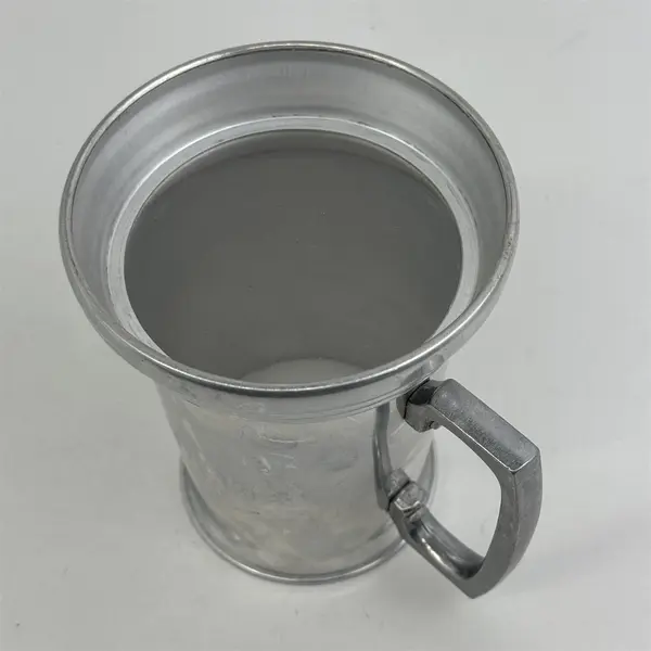Vintage University of Denver Pewter Stein Mug Clear Bottom Embossed Richard