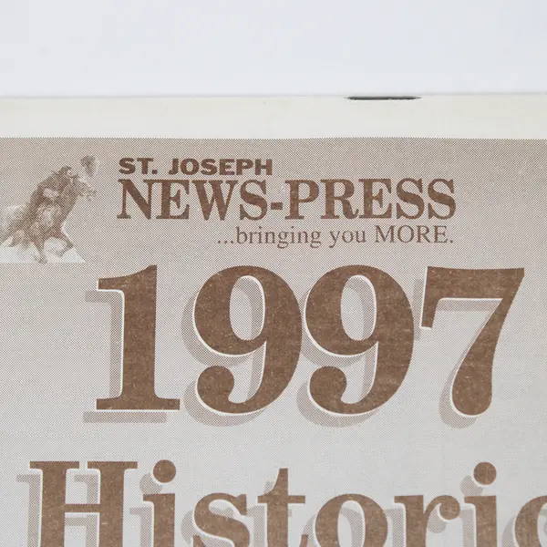 Vintage 1997 Historic St. Joseph MO Calendar News Press Newspaper Old Photos