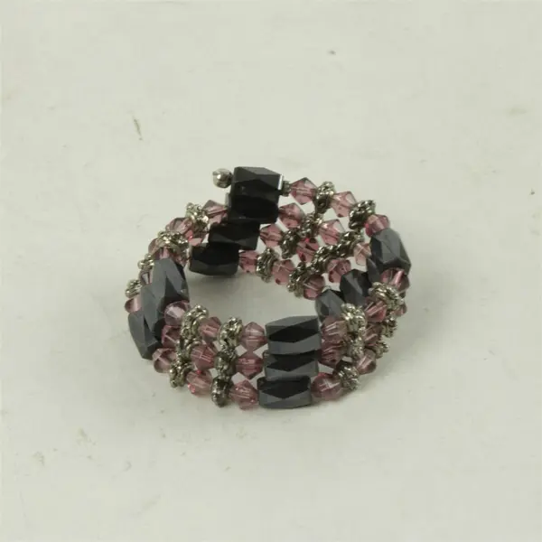 Black Hematite Bracelet/Anklet 6.5" Magnetic Therapy Unisex