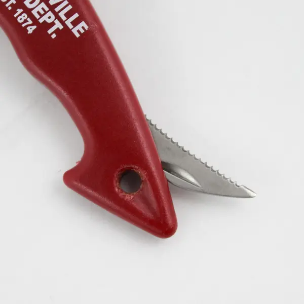 McMinnville, Oregon Fire Department Red Plastic Corkscrew With Foil Cutter