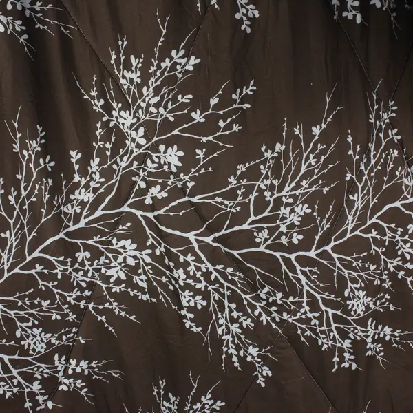 VCNY Blue/Brown Tree Pattern Home Bed Comforter 99" x 85" Y2K