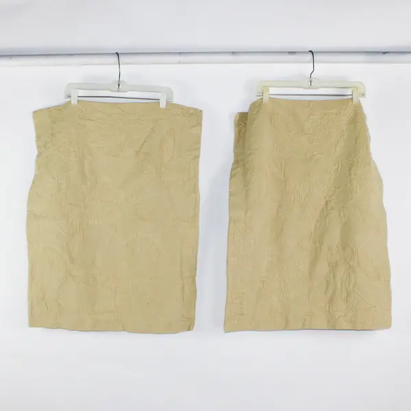 Lot Of 3 The Company Store Butter Yellow Queen 2 Shams, 1 Comforter