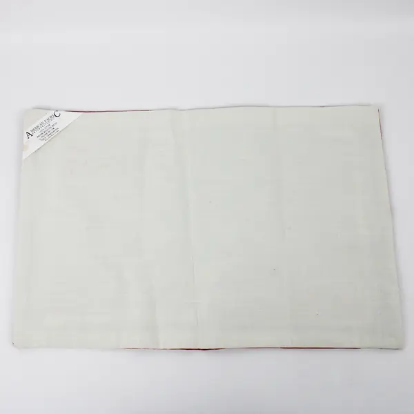 Lot Of 6 American Pacific Red/Green Christmas Tree Fabric Placemats 12.5" x 19"