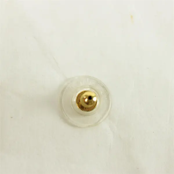 Monet Black Triangle Pierced Earrings Gold-Tone Accents Vintage