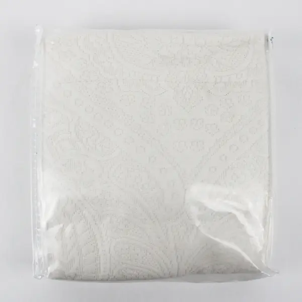 Set Of 2 The Company Store Ivory Hillcrest Matelasse Pillow Sham King 20" x 36"