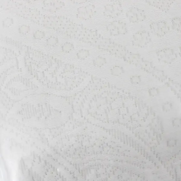 Set Of 2 The Company Store Ivory Hillcrest Matelasse Pillow Sham King 20" x 36"