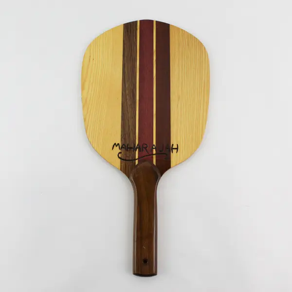 Pair Wood Paddles Blade Frescobol Beach Bats Table Tennis One Labeled Maharajahh