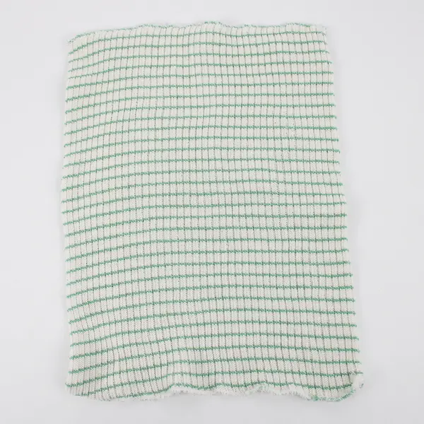 Lot Of 3 Unbranded Matching Striped (2 Blue, 1 Green) On White Woven Washcloth