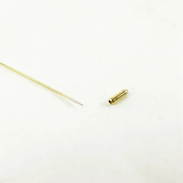 Gold Tone Letter E Lapel Pin Brooch Initial E 2.5in