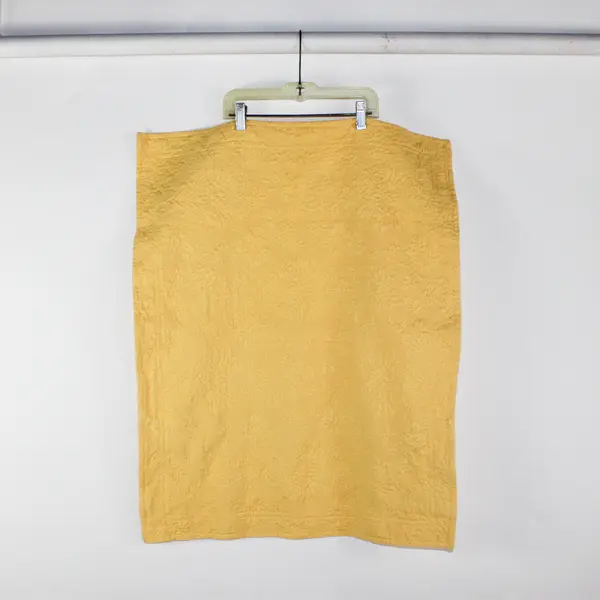 Lot Of 2 The Company Store Butter Yellow Pillow Shams 100% Cotton 24" x 30"