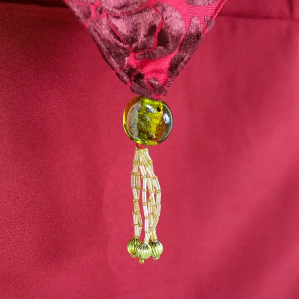 Unbranded Red Floral Quilted Style Decorative Fabric Table Runner 14" x 72"