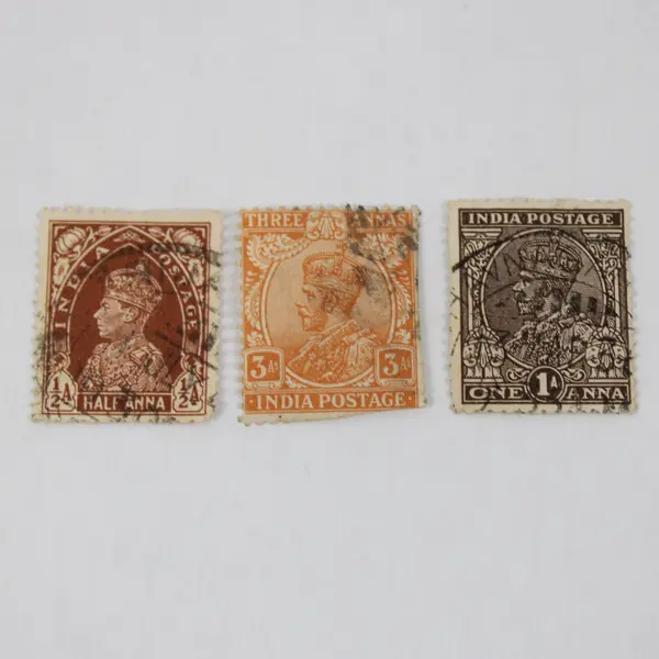 Lot Of 9 India King George V George VI Stamps Used Canceled