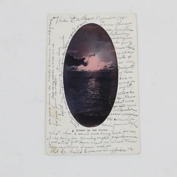 Lot Of 3 VTG Oregon Coast Postcards Heceta Head Sea Lion Caves Pacific Sunset