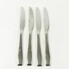 Lot of 4 Oneida Moda Stainless Steel Modern Knives