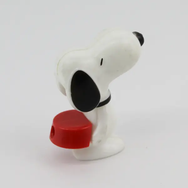 1966 United Feature Syndicate SNOOPY W/ Dog Bowl Plastic Pencil Sharpener