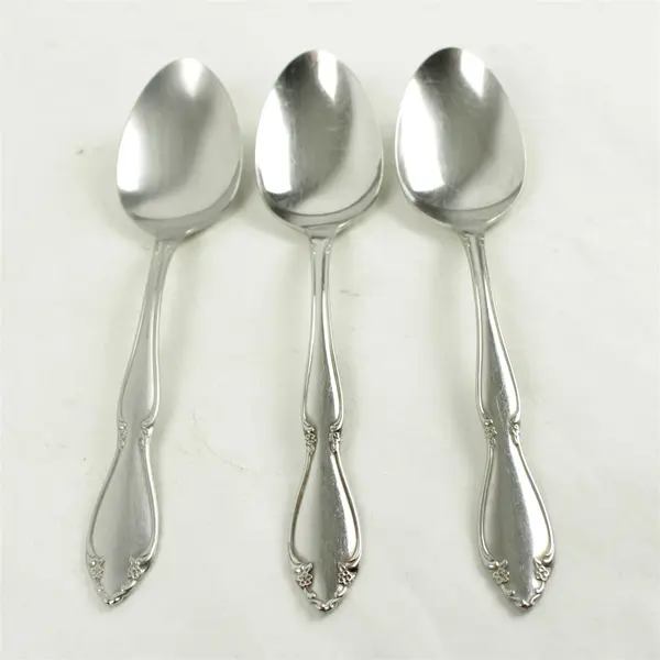 Lot of 3 Oneida Berkeley Square Stainless Tablespoons 8.25 in