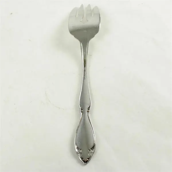 Lot of 3 Oneida Berkeley Square Stainless Medium Solid Cold Meat Serving Forks