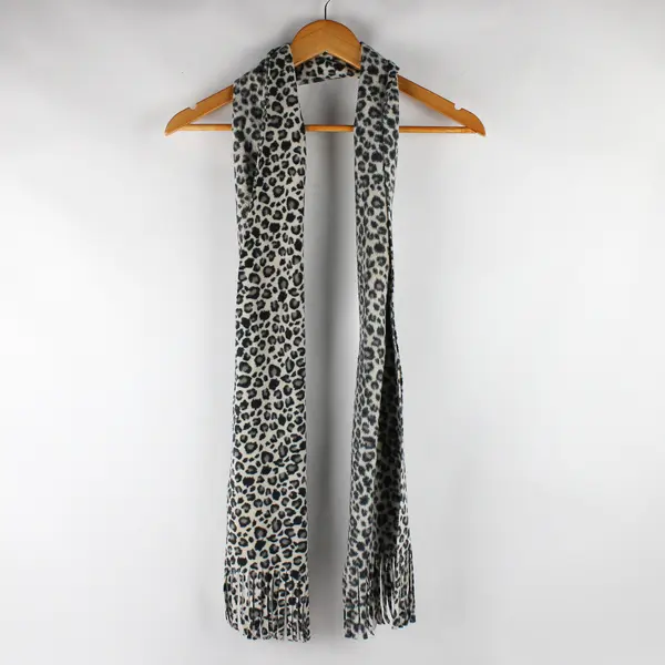 Lot of 4 Mixed Patterns and Fabrics Long Scarves