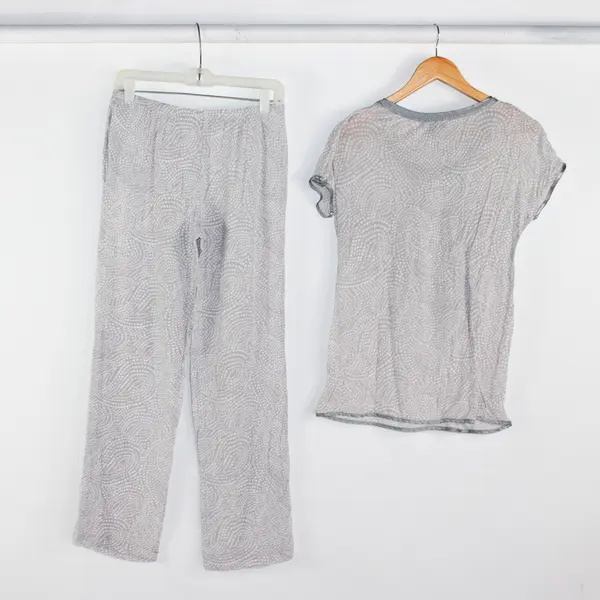 Midnight Carole Hochman Women's S Gray/White Dots Sleep/Lounge Set