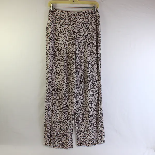 Soma Women's XS Animal Print Mid Rise Pull On Stretch Sleep/Lounge Pants