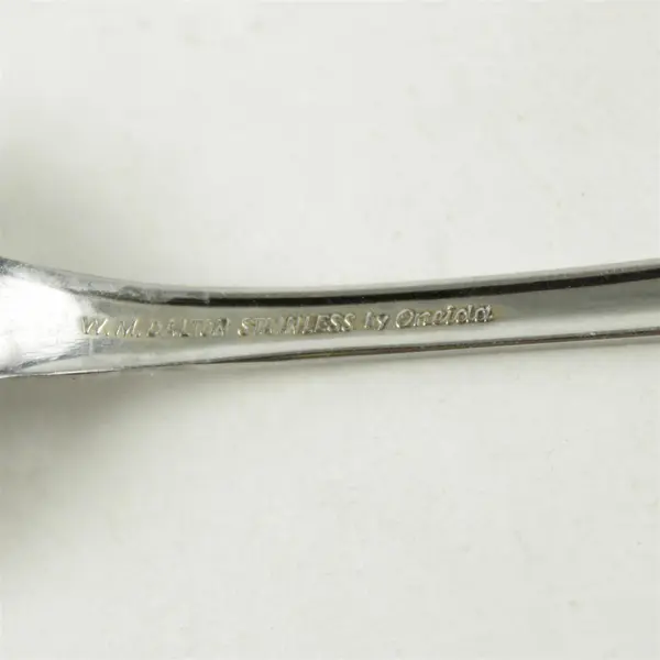 Lot of 6 Oneida Briarwood Stainless Oval Soup Spoon 6.75in 