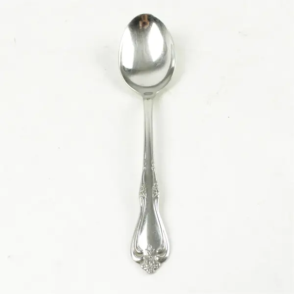 Lot of 7 Oneida Briarwood Stainless Oval Soup Spoon 6.75in 