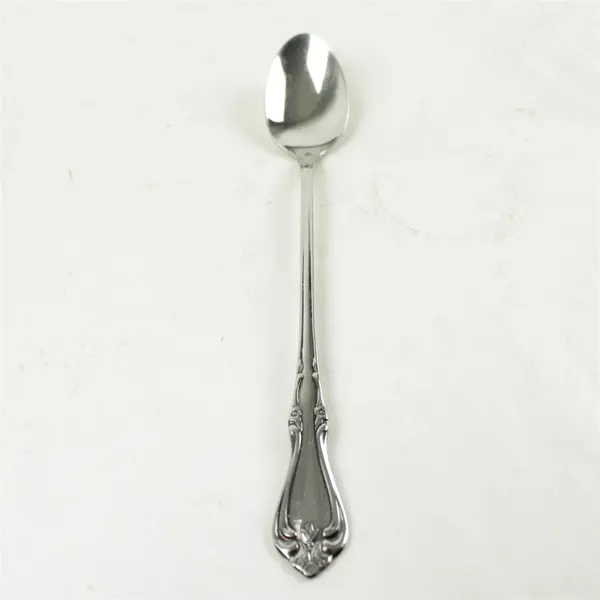 Lot of 2 Oneida Briarwood Stainless Iced Tea Spoons 7.5in