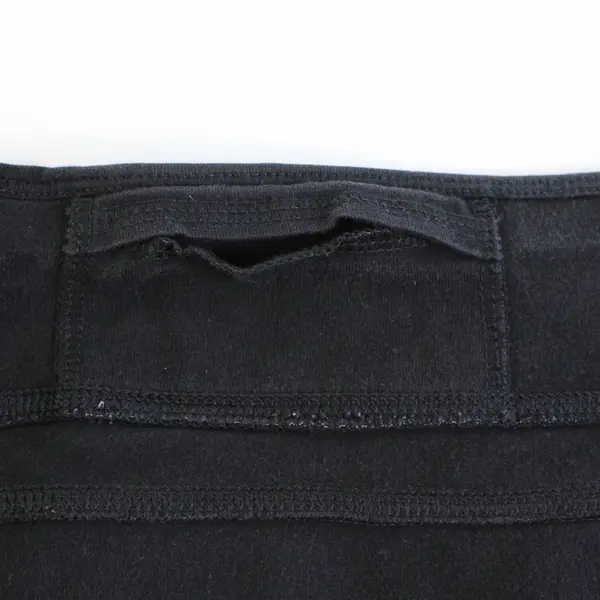 Rainbeau Women's S Black Cotton Stretch Compression Fitted Workout Shorts 6"