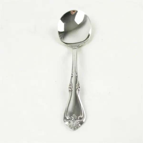 Lot of 2 Oneida Briarwood Stainless Steel Sugar Spoons