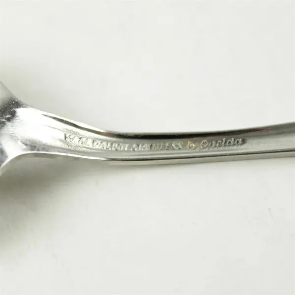 Lot of 2 Oneida Briarwood Stainless Steel Sugar Spoons