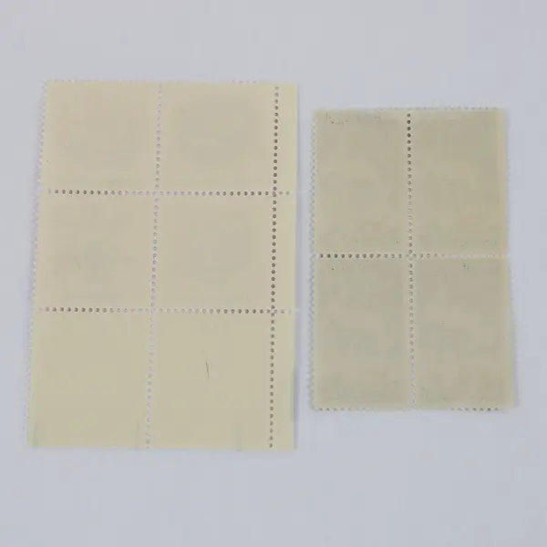 Lot Of 2 US 4 Stamp Blocks Wildlife Conservation 1957 Flowers 1981 MNH