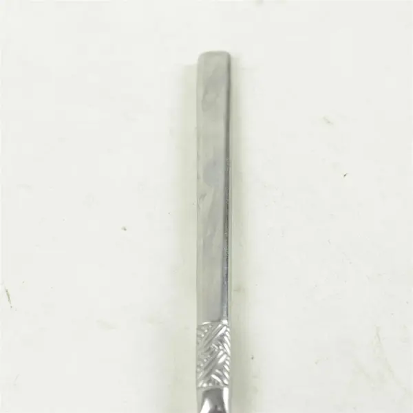 Lot of 4 Hampton Silversmiths HSV175 Stainless Place/Oval Soup Spoons