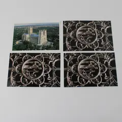 Lot of 4 Washington National Cathedral Postcards