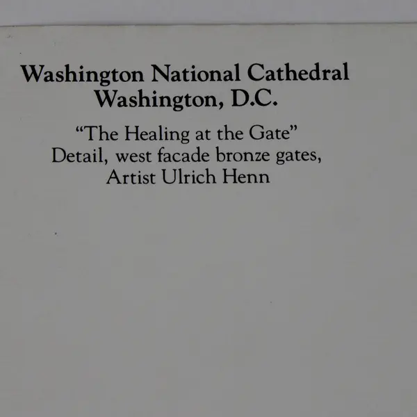 Lot of 4 Washington National Cathedral Postcards